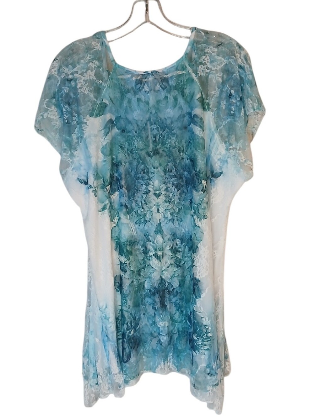Frazzle Floral Tunic Top Size XL NWT - Picture 2 of 5